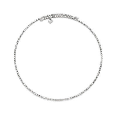 Collana girocollo in oro bianco 9kt