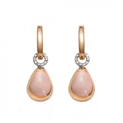 Orecchini Capriful piccoli Goccia Corallo Rosa