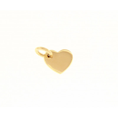 Ciondolo cuore in oro giallo 