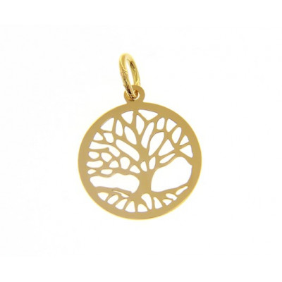 Ciondolo albero della vita in oro giallo