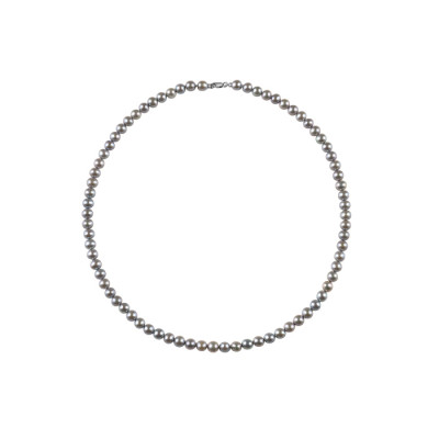 Collana Paradise perle grigie
