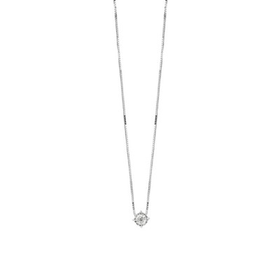 Collier Lumina in Oro Bianco e Diamanti