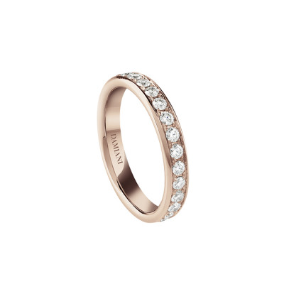 Veretta Veramore in oro rosa con diamanti