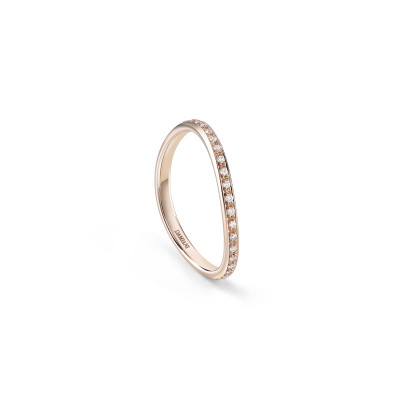 Veretta Minou in oro rosa con diamanti