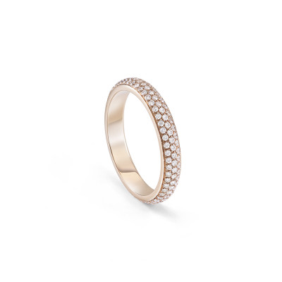 Veretta Minou in oro rosa con diamanti