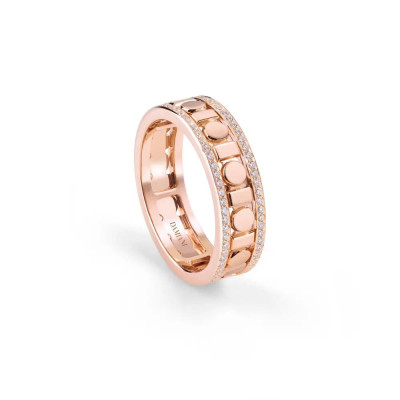 Anello Belle Epoque Reel oro rosé diamanti