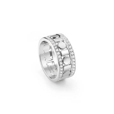 Anello Belle Epoque Reel oro bianco diamanti