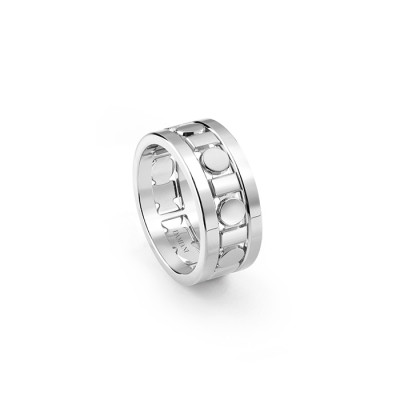 Anello Belle Epoque Reel oro bianco