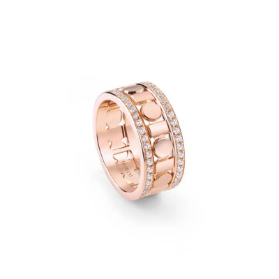 Anello Belle Epoque Reel oro rosé diamanti