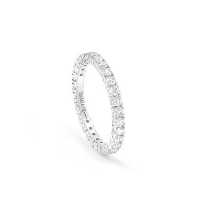 Veretta Veramore in oro bianco con diamanti