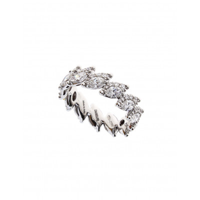 Anello Emozioni in oro bianco e diamanti