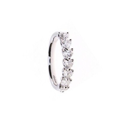 Anello Emozioni in oro bianco e diamanti