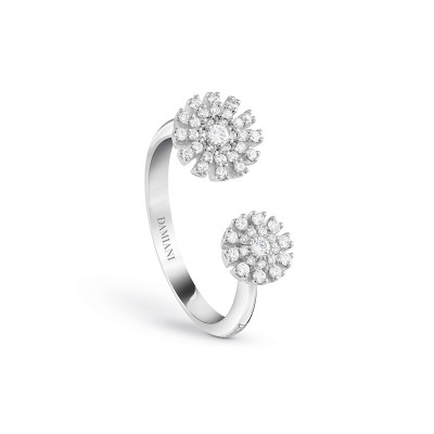 Anello Margherita in oro bianco e diamanti