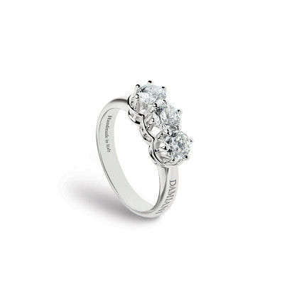 Anello Minou in oro bianco e diamanti 0,91 carati