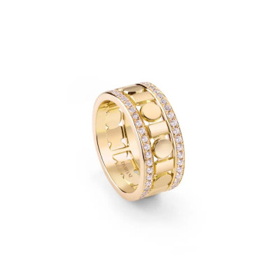 Anello Belle Epoque Reel oro giallo e diamanti
