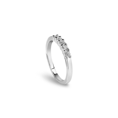 Anello Veramore in oro bianco e diamanti 0,71 carati