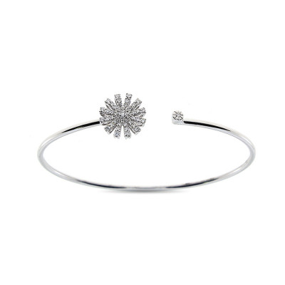 Bracciale Margherita in oro bianco e diamanti