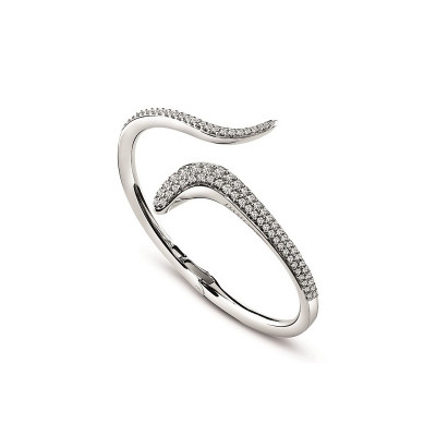 Bracciale Eden in oro bianco e diamanti