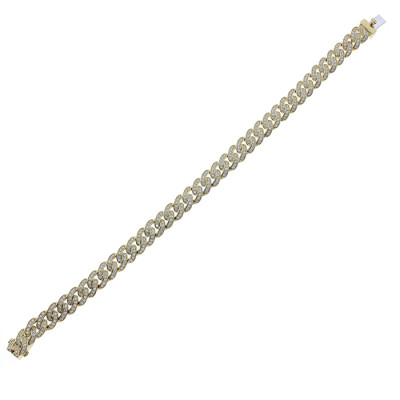 Bracciale Groumette oro giallo e diamanti