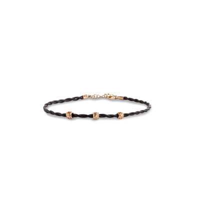 Bracciale Metropolitan in oro rosa con diamanti