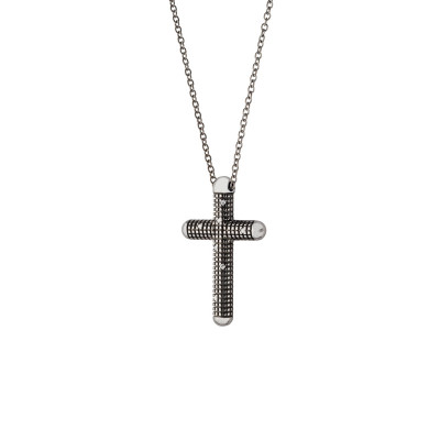 Collana Metropolitan in oro black con diamanti