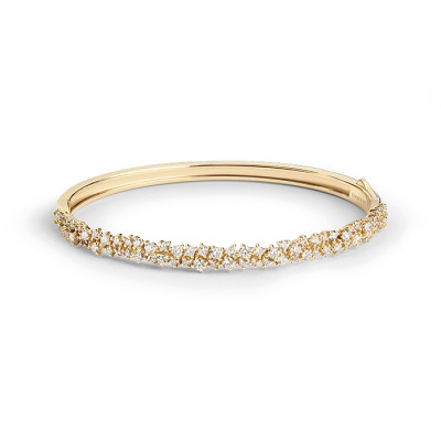 Bracciale Mimosa in oro giallo e diamanti