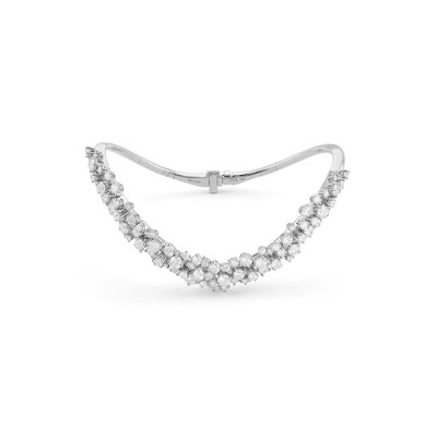 Bracciale Mimosa in oro bianco e diamanti