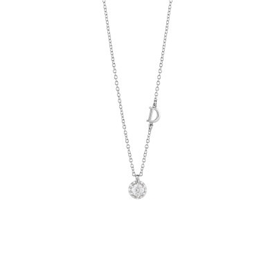 Collana Minou in oro bianco con diamanti