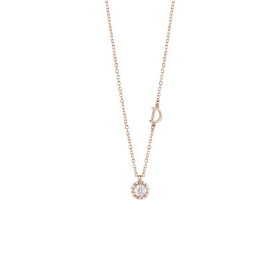 Collana Minou in oro rosa con diamanti
