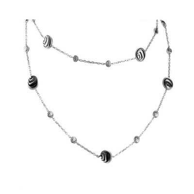 Collana argento e madreperla