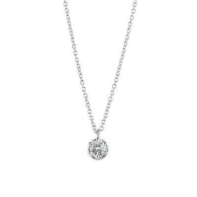 Collana Minou in oro bianco e diamanti