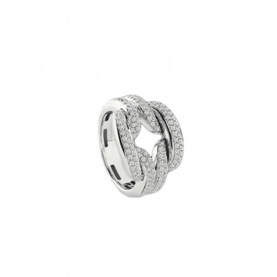 Bracciale D.Lace oro bianco e diamanti 