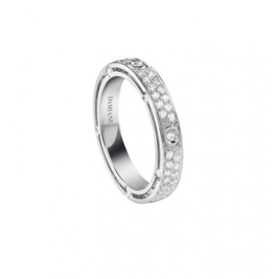 Anello D.Side in oro bianco e diamanti
