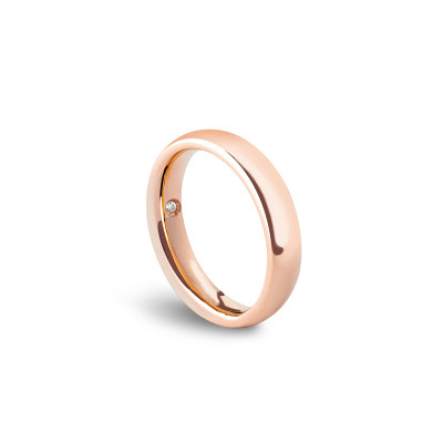 Fede nuziale Veramore in oro rosa