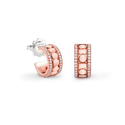 Orecchini Belle Epoque Reel oro rosa e diamanti