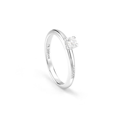Anello solitario Veramore  platino e diamanti 0,153 ct G VS