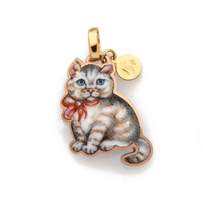 Pendente Gatto Grigio