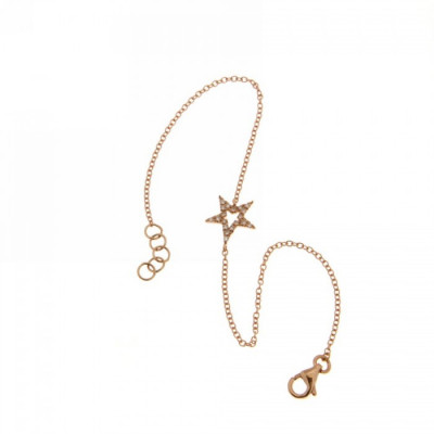 Bracciale Stella e diamanti