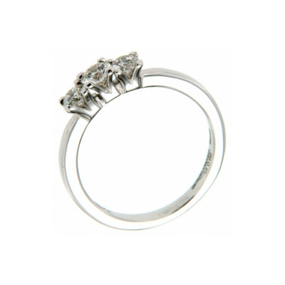 Anello Trilogy diamanti 0,26 e 0,38 Ct