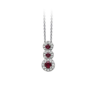 Collana trilogy rubino