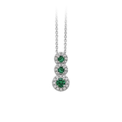 Collana trilogy smeraldo