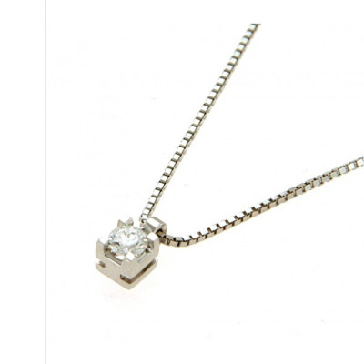 Collana punto luce 0.19ct