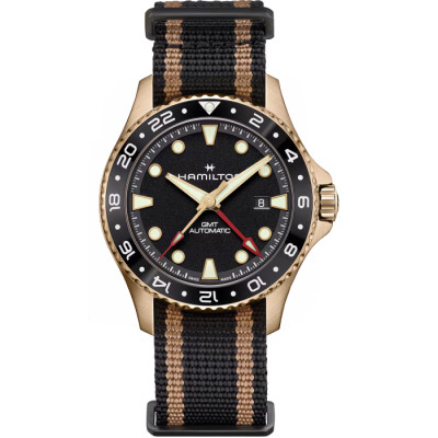 Khaki Navy Scuba GMT Automatic 43 mm bronzo