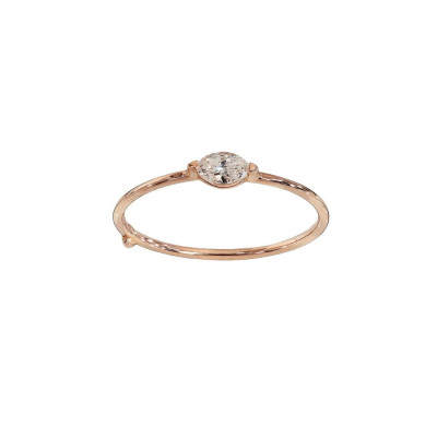 Anello Navette diamante