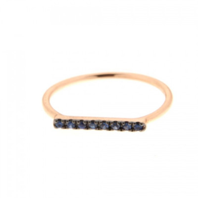 Anello Barretta con Zaffiri