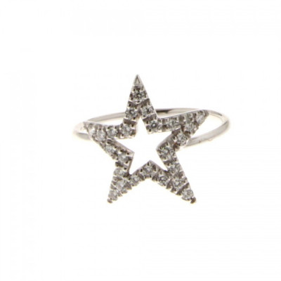 Anello Stella diamanti
