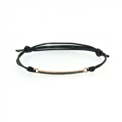 Bracciale Barretta diamanti neri