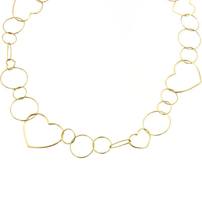 Collana Cuori e Cerchi