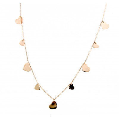Collana Cuori a lastra