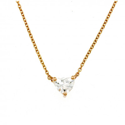Collana diamante Cuore